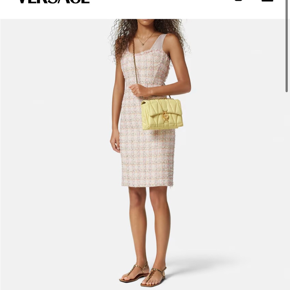 Versace Kleio  Quilted shoulder bag
